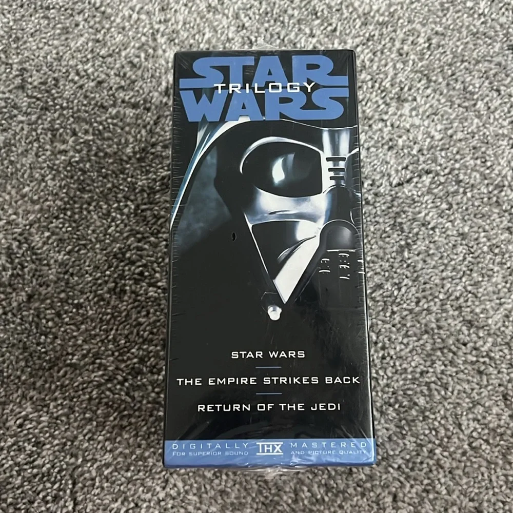 NWT Star Wars Trilogy VHS set NEW 3-Tape SEALED UNOPENED Original boxed